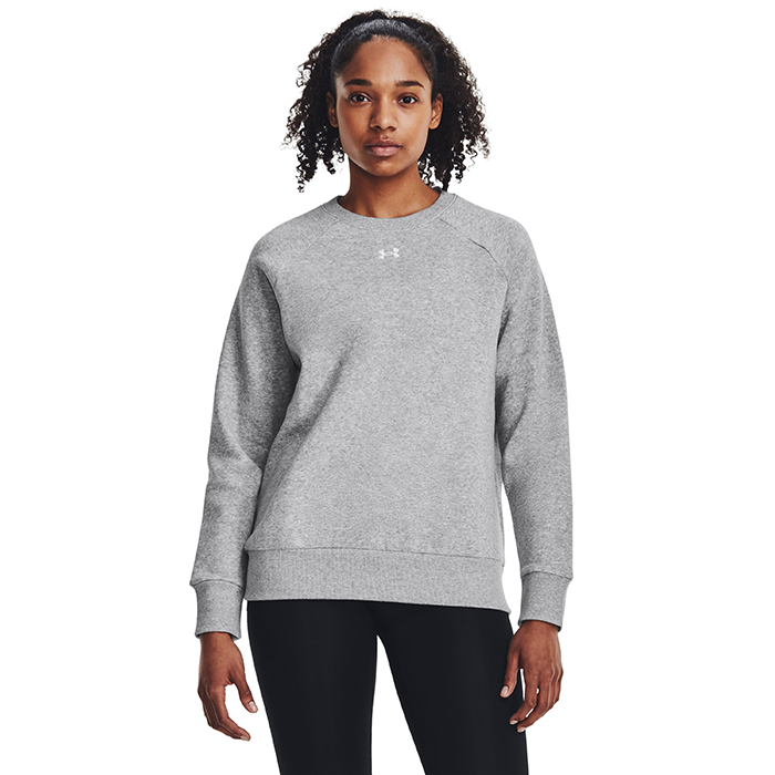 UA Rival Fleece Crew, Pitch Gray