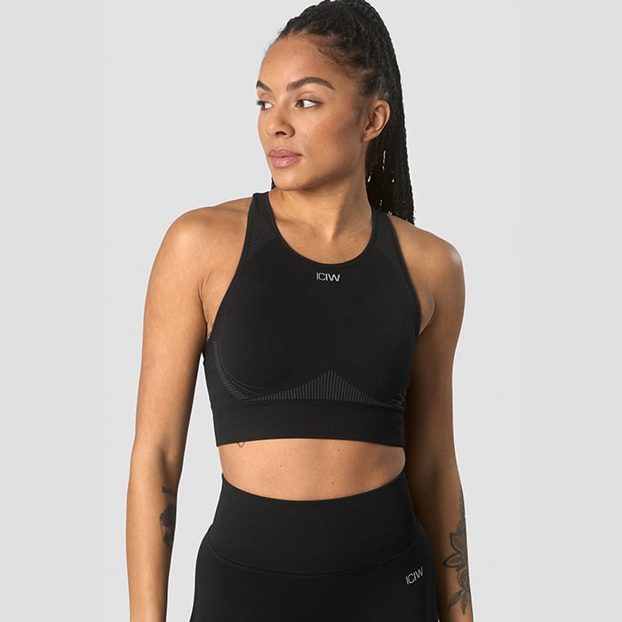 Ultra Seamless Sports Bra Wmn,Black