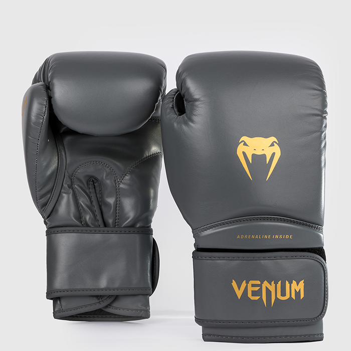 Venum Contender 1-5 Boxningshandskar, Grå/Guld