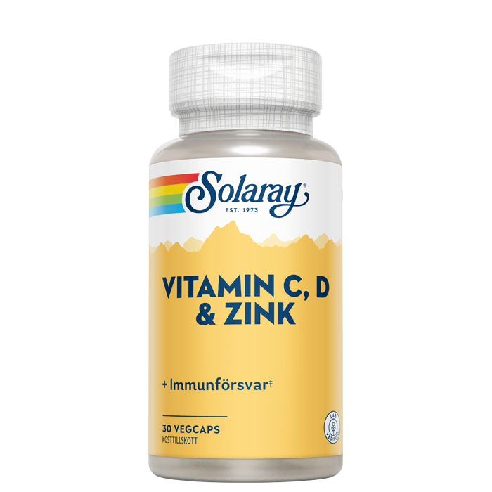 Vitamin C D Zink 30 kapslar