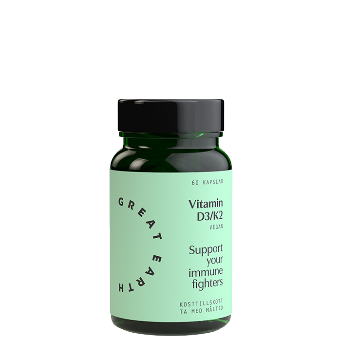 Vitamin D3/K2 Vegansk 60 kapslar
