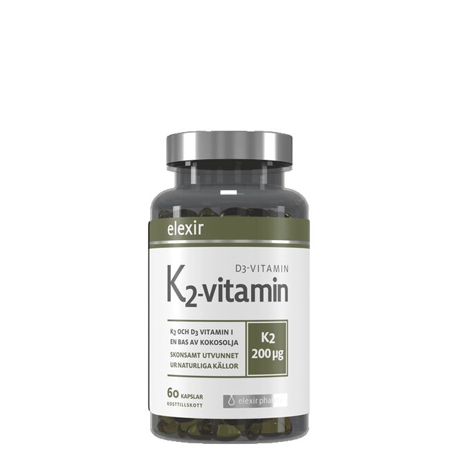 Vitamin K2-D3 200 mcg 60 kapslar