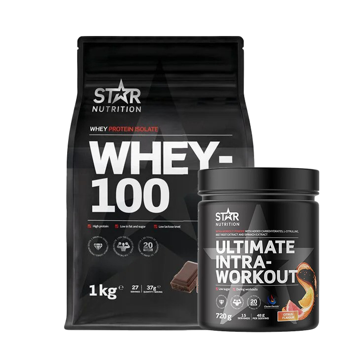 Whey-100 Vassleprotein 1 kg - Ultimate Intra Workout 720 g