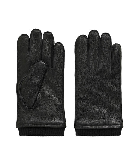 Wool Lined Leather Gloves